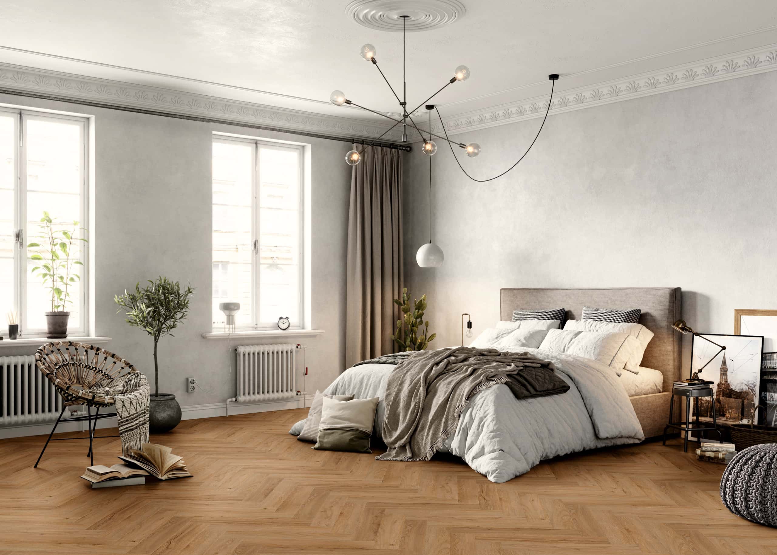 Klebe-Vinyl Golden Manor Oak Fischgrät Thumbnail 2