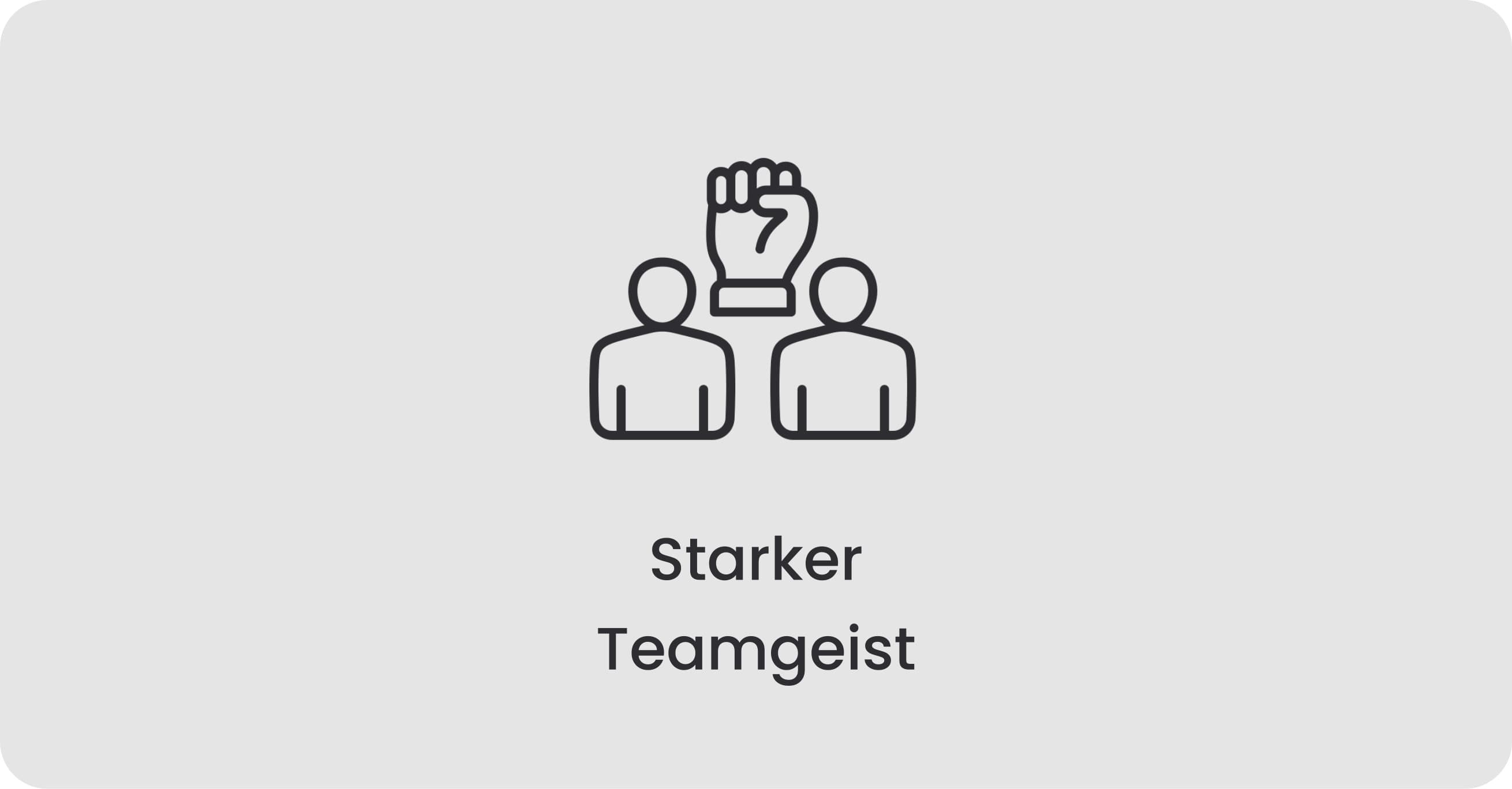 Starker Teamgeist