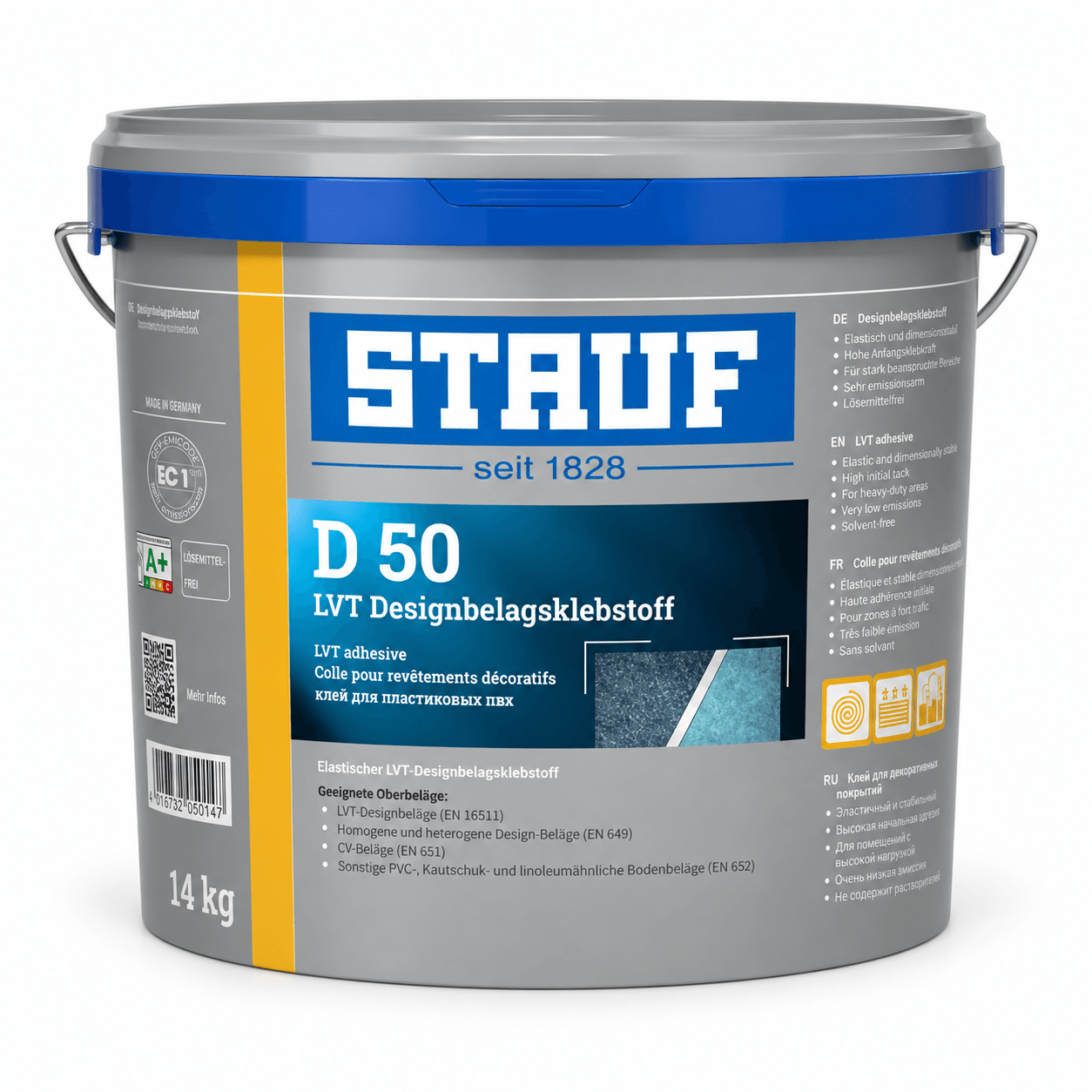STAUF - D50 Designbelagsklebstoff (Faserarmiert) 14 kg